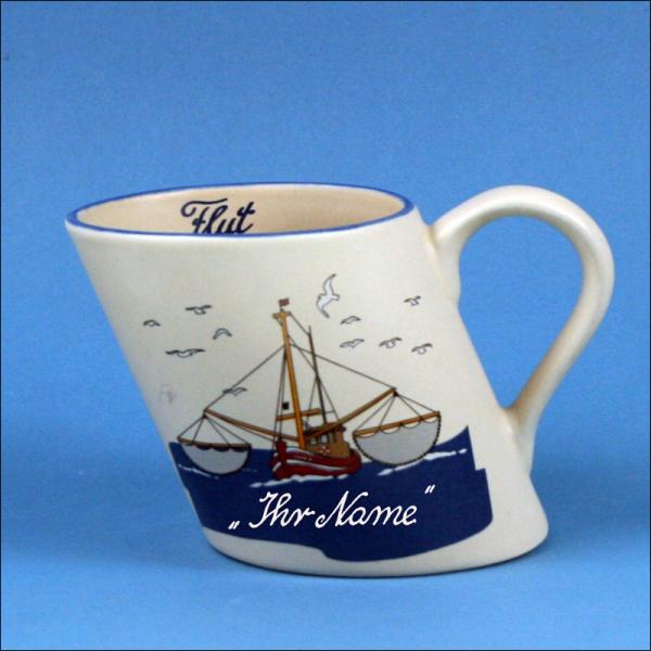 Namensbecher, Namenstasse, schiefe Tasse