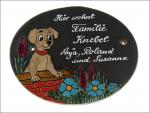 Türschild Hund